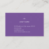 フラワーアレンジメント　水彩イラスト VISITEKAARTJE (Achterkant)