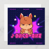 フリーカード|VACHABORG グッズ「♪ めいくのーのいず」 招待状 KAART (Voorkant / Achterkant)