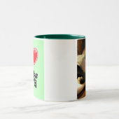 ブチ　マグ　緑　◎ TWEEKLEURIGE KOFFIEMOK (Center)