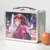 ブリキ缶バッグ|VACHABORG グッズ「ピンクメカニカルガールの探検」 (In situ)