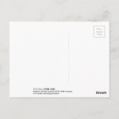 ブ ラ イ ホ ン, Breithorn, Hiroshi Yoshida, Woodcut Briefkaart (Achterkant)