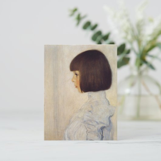 ヘレネ・クリムトの肖像 BRIEFKAART (Staand voorkant)