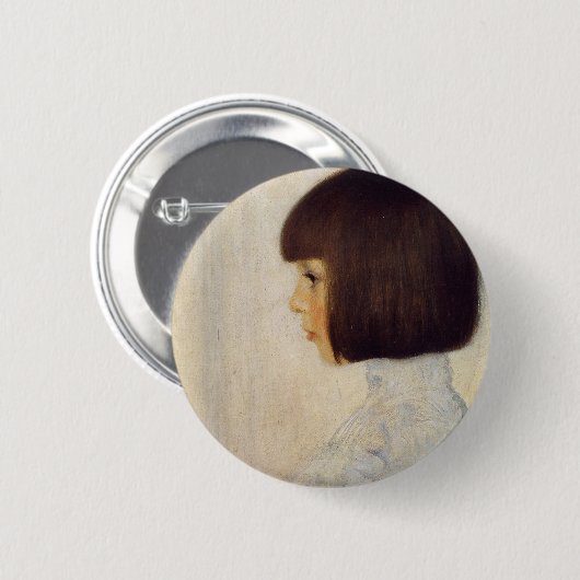 ヘレネ・クリムトの肖像 RONDE BUTTON 5,7 CM (Voorkant /achterkant)