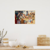 ヘ ビ い, Snake charmers, Hiroshi Yoshida Poster (Keuken)