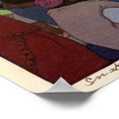 ヘ ビ い, Snake charmers, Hiroshi Yoshida Poster (Hoek)