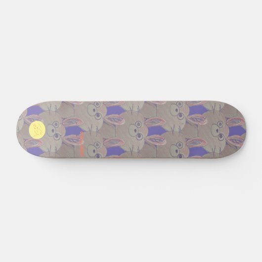 ベイブオンスケイト-pastel-シリーズ Crazy rabbit Persoonlijk Skateboard (Horizontaal)