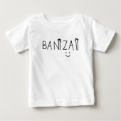 ベビーTシャツ banzai (Voorkant)