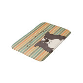 ボーダーコリー "ボダたま(黒)" -Retro- Badmat (Gekanteld)