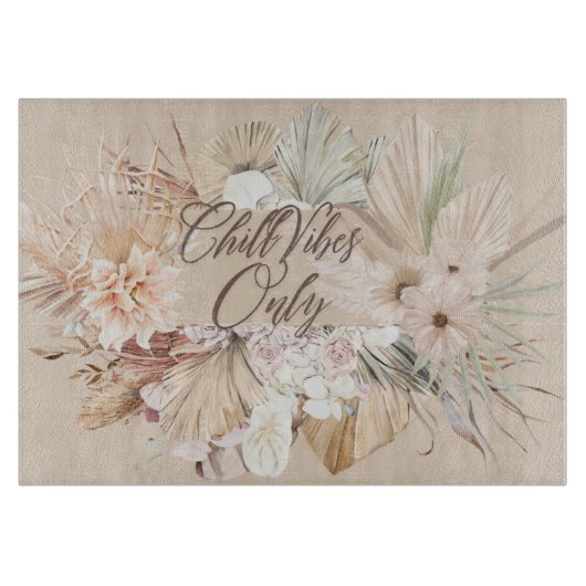 ボーホーフラワーカッティングボード SNIJPLANK (Voorkant)