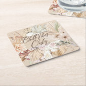 ボーホーフラワーコースター KARTONNEN ONDERZETTERS (Schuin)