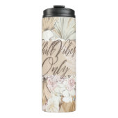 ボーホーフラワーサーマルタンブラー THERMOSBEKER (Voorkant)