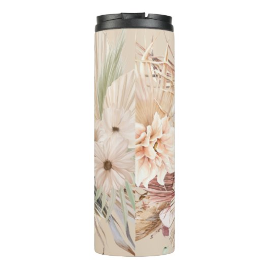 ボーホーフラワーサーマルタンブラー THERMOSBEKER (Achterkant)