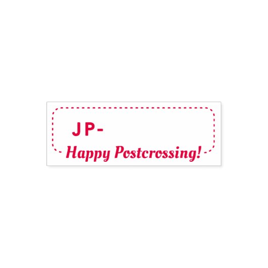 ポスクロ ポストカード ID 日本 postcrossing postcrosser Zelfinktende Stempel (Design)