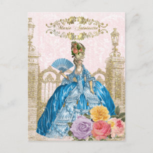 マリーアトワンネ ッ ト の ポ ス ト カ ー ド ヴ ェ ル サ イ ユ ブ ル ー 絵 葉 書 BRIEFKAART