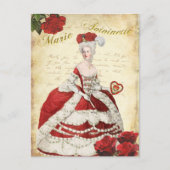 マリーアントワネットのポストカード、ヴァレンタイン・レッドー絵葉書 BRIEFKAART (Voorkant)
