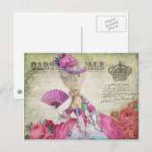 マリーアンワ ネ ッ ト の ポ ス ト カ ー ド 王 冠 ー 絵 葉 書 グ リ ー ント BRIEFKAART (Voorkant / Achterkant)
