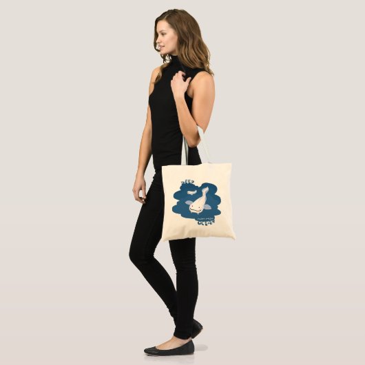 【 マ op ネ op アナ op mariana snailvis tote bag (Voorkant (model))