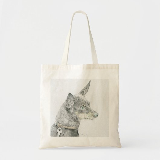 ミニチュアピンシャートートバッグ TOTE BAG (Voorkant)