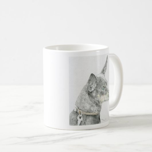 ミニチュアピンシャーマグカップ KOFFIEMOK (Voorkant rechts)