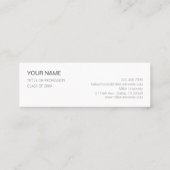 ミニマムでシンプルな名刺 ビジネスカード カメラ MINI VISITEKAARTJE (Achterkant)