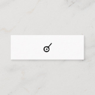 ミニマムでシンプルな名刺 ビジネスカード 目玉焼き MINI VISITEKAARTJE