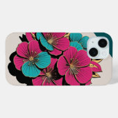 モダン牡丹デザイン Case-Mate iPhone CASE (Achterkant (horizontaal))