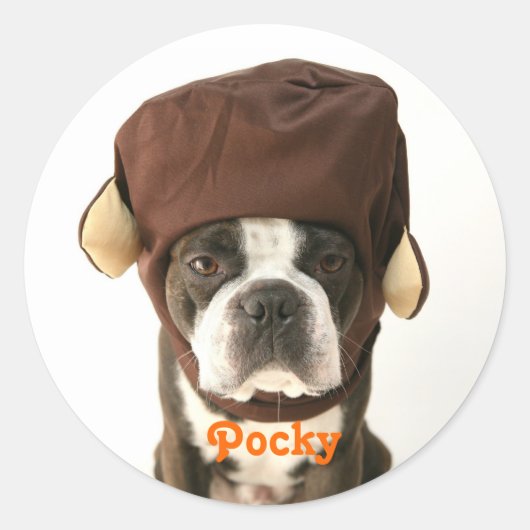 モンキー1 RONDE STICKER (Voorkant)