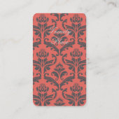 ユニークなスペードエースのトランプ柄 オシャレ VISITEKAARTJE (Achterkant)