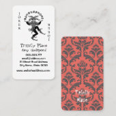 ユニークなトランプのジョーカーデザイン名刺 米スタンダード 8.89cm x 5.08cm名刺 visitekaartje (Voorkant / Achterkant)