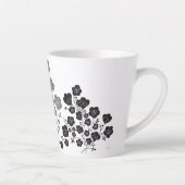 ラブリーフラワーカフェラテマグ LATTE MOK (Rechts)