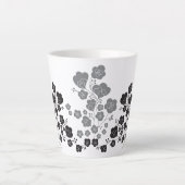 ラブリーフラワーカフェラテマグ LATTE MOK (Voorkant)