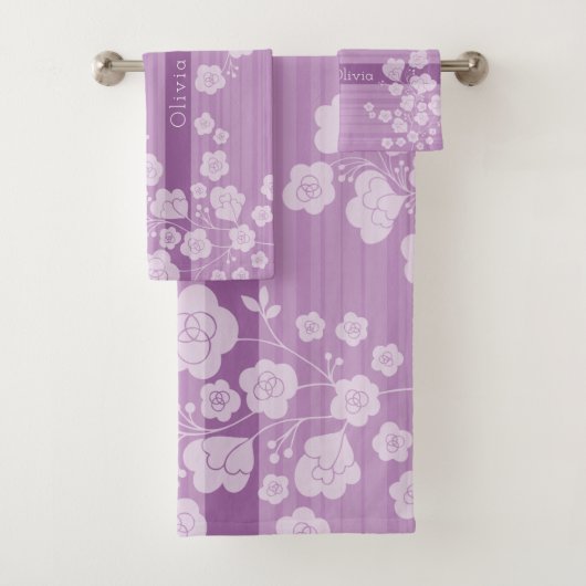 ラブリーフラワー　落ち着いたピンク BAD HANDDOEK (Insitu)