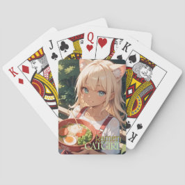ラーメンを食べる猫耳娘 POKERKAARTEN