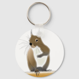 リスのイラストキーホルダー SLEUTELHANGER