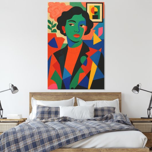 ルシル・ヴェルディア CANVAS AFDRUK (Insitu (Slaapkamer))