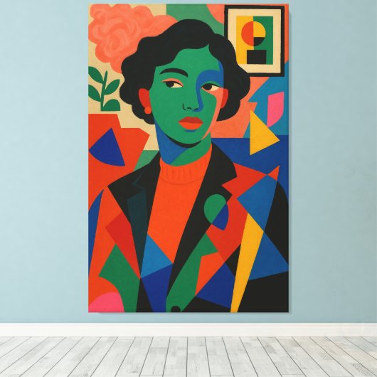 ルシル・ヴェルディア CANVAS AFDRUK (Insitu (Houten vloer))