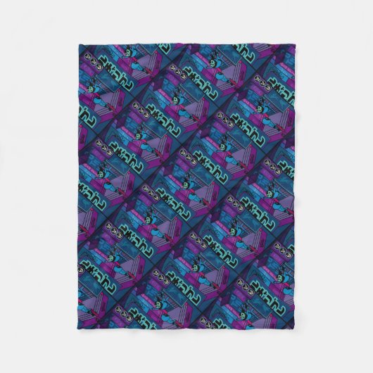 ルチャリブレ#5 FLEECE DEKEN (Voorkant)