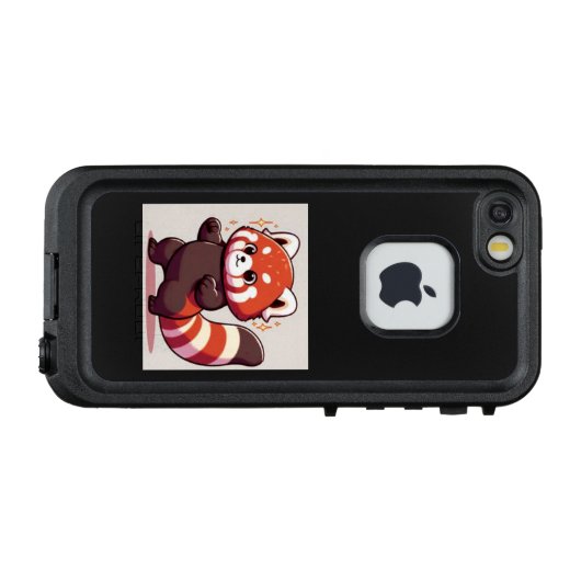 レッサーパンダのときめき日和 LifeProof iPhone HOESJE (Achterkant (horizontaal))