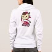 レディスパーカー ご本人ちゃん(前にもちびご本人ちゃん) HOODIE (Achterkant)