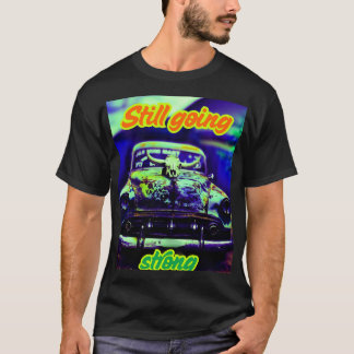 レトロカーアートTシャツ T-SHIRT