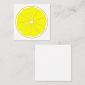 レモン NOTITIEKAARTJE (Voorkant / Achterkant)