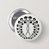 一条藤 RONDE BUTTON 5,7 CM (Voorkant /achterkant)