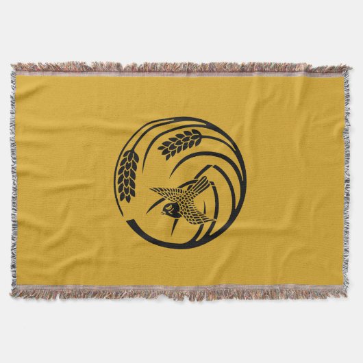 一 本 稲 丸 に 雀 DEKEN (Voorkant)