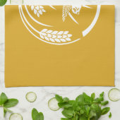 一 本 稲 丸 に 雀 THEEDOEK (Gevouwen)