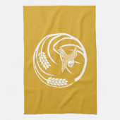 一 本 稲 丸 に 雀 THEEDOEK (Verticaal)