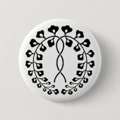 一 条 藤 RONDE BUTTON 5,7 CM (Voorkant)