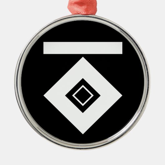 一 柳 抜 き METALEN ORNAMENT (Voorkant)