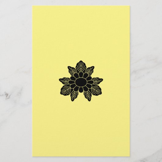 三つ葉野菊 便箋 BRIEFPAPIER (Voorkant)