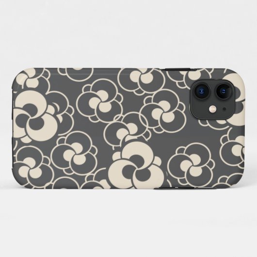 三ツ猿紋 Case-Mate iPhone CASE (Achterkant (horizontaal))