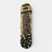 三猿-見猿聞か猿言わ猿- PERSOONLIJK SKATEBOARD (Voorkant)